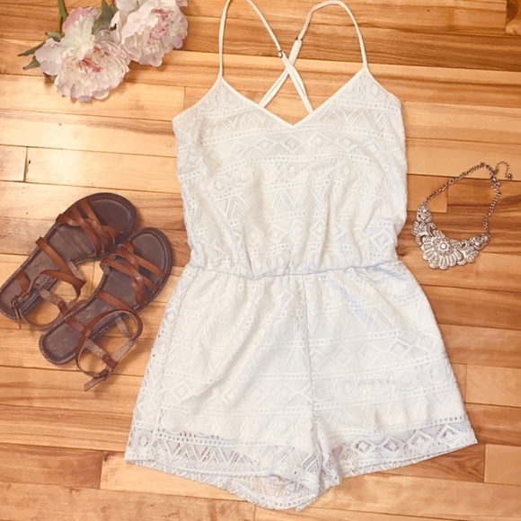 Forever 21 Lace Romper - Picture 1 of 4